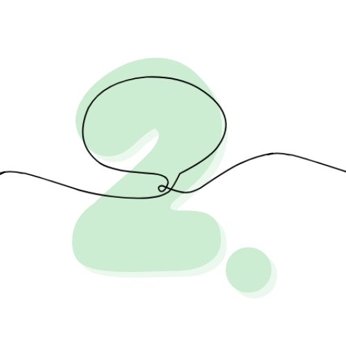 Outline einer Sprechblase mit einer Zwei im Hintergrund.